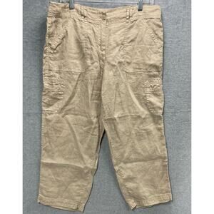 Tommy Bahama Linen Cargo Pants Size 10